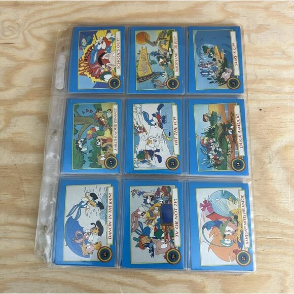 1991 Topps Tiny Toon Adventures 88 Card Set 77 Base cards & 11 stickers - Picture 3 of 9